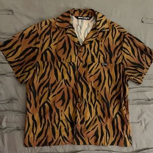COPY - Palm Angels Tiger Print Bowling Shirt